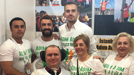 Mert Günoktan ALS hastalarına destek