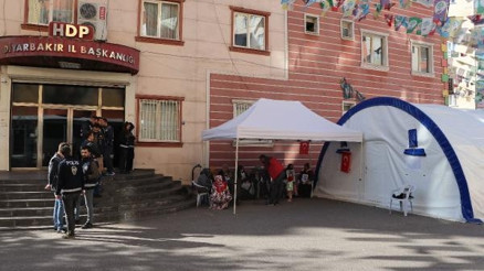 HDP önündeki eylemde 65inci gün