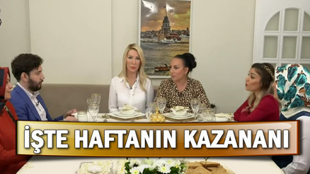 Yemekteyiz birincisi kim oldu 4 8 Kasım haftası Seda Sayan ile Yemekteyiz kazananı ve puan durumu