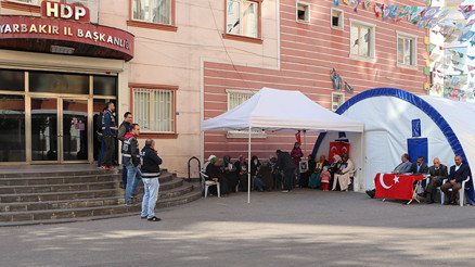 HDP önündeki eylemde 74üncü gün HDP önündeki eylemde 74üncü gün