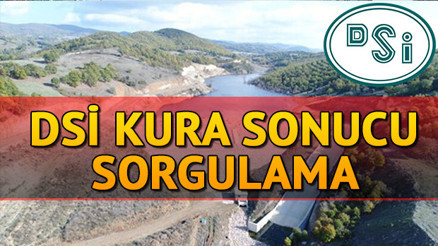 DSİ işçi alımı kura sonuçları açıklandı DSİ kura sonucu sorgulama ekranı