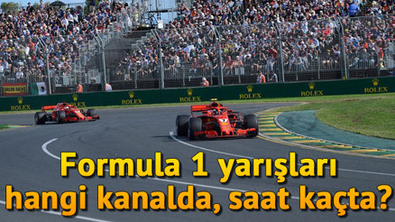 Formula 1 yarışları hangi kanalda canlı yayınlanacak Formula 1 ne zaman