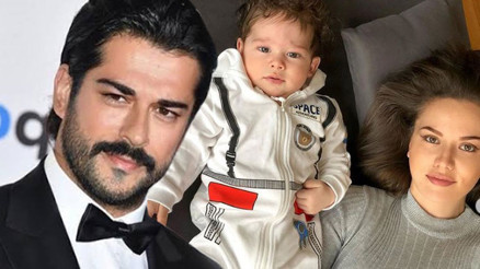 Fahriye Evcen oğlu Karanın yüzünü gösterdi