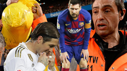 Son dakika haberi: Barcelona - Real Madrid maçı tarihte görülmemiş olaylara sahne oldu