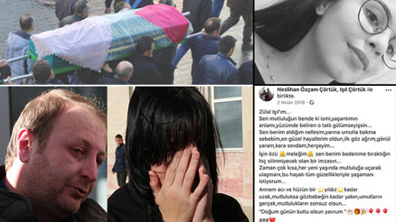Işıla acı veda... Gözyaşları sel oldu