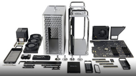 Appleın ev parasına satılan Mac Prosunu parçalarına ayırdılar