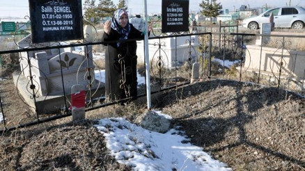 Çifte müebbet kararı onandı, eşi ve kızının mezarlarına koştu
