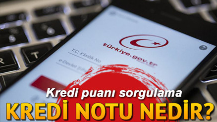 Kredi notu nasıl hesaplanır E devlet kredi puanı sorgulama