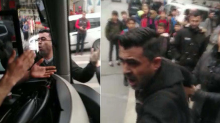 İETT otobüsünde korku dolu anlar