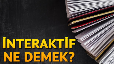 İnteraktif ne demek İnteraktif nedir İnteraktif TDK kelime anlamı