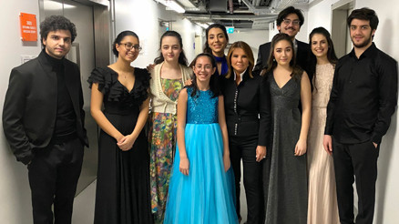 Genç yetenekler sahnede