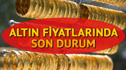 Altın fiyatları ne kadar oldu Gram ve çeyrek altın kaç TL oldu