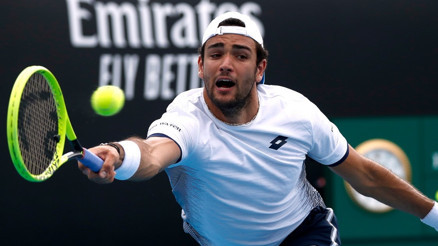 Dünya 8 numarası Berrettini, Avustralya Açık Tenis Turnuvasına veda etti
