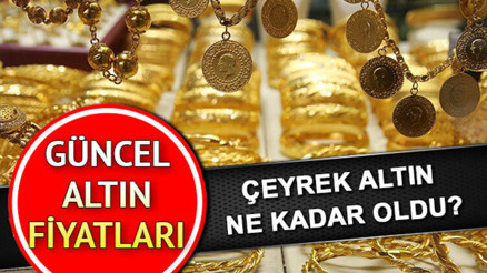 Altın fiyatları kapanışta ne kadar oldu 31 Ocak anlık çeyrek, yarım, tam ve gram altın fiyatları