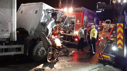 TEM Otoyolundaki trafik kazasında bir kişi hayatını kaybetti