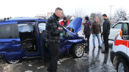 Düzcede zincirleme kaza