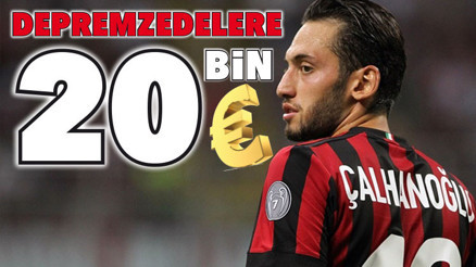 Hakan Çalhanoğlu’ndan destek Hakan Çalhanoğlu’ndan destek