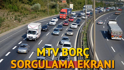 MTV sorgulama nasıl yapılır MTV 2020 borç sorgulama ekranı