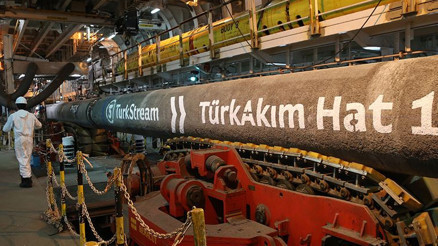 TürkAkımdan Avrupaya ocakta 506,3 milyon metreküp gaz taşındı