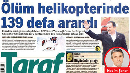 Yazıcıoğlu suikastında kirli manşetler