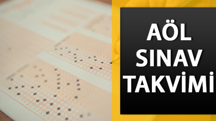 AÖL 2. dönem sınavları ne zaman Açık öğretim lise sınavı ne zaman