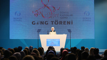 Borsa İstanbulda 8 Marta özel tören