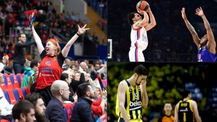 Anadolu Efes, Euroleaguede doludizgin Fenerbahçe Beko, Rusyada kayıp...