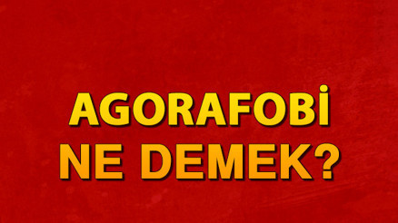 Agorafobi ne demek Aforafobi belirtileri nedir