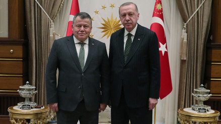 Yargıtay ve Danıştay Başkanlarından Erdoğana veda ziyareti