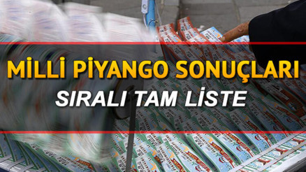 19 Mart MPİ bilet sorgulama ekranı - Milli Piyango canlı çekiliş sonuçları ve 19 Mart MPİ sıralı tam liste