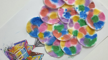 Etkinlik önerisi: Damlalık ile pamuk boyama