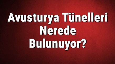 Avusturya Tünelleri Nerede Bulunuyor Tünel Geçiş Ücretleri (Fiyatları) Kaç Para Avusturya Tünelleri Nerede Bulunuyor Tünel Geçiş Ücretleri (Fiyatları) Kaç Para