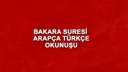 Bakara Suresi Oku - Bakara Suresi Anlamı, Tefsiri, Türkçe ve Arapça Okunuşu (Diyanet Meali)