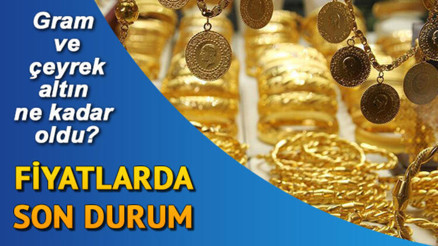 Canlı altın fiyatları takip ekranı: Gram ve çeyrek altın ne kadar oldu Altın piyasalarında son durum ve altın yorumları