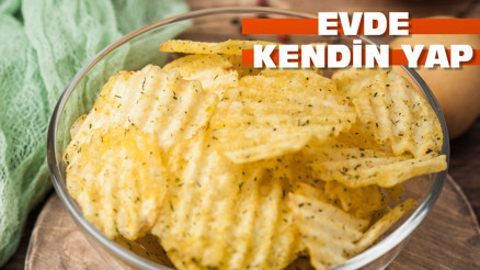 Markettekini aratmıyor: Ev yapımı patates cipsi Markettekini aratmıyor: Ev yapımı patates cipsi