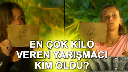 Survivor’da kilo tahmini oyununu kim kazandı Survivor’da kim kaç kilo verdi