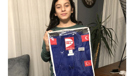 Judo Federasyonu Şeydaya judo kıyafeti hediye etti