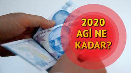2020 AGİ ne kadar Asgari Geçim İndirimi tablosu son güncel rakamlar