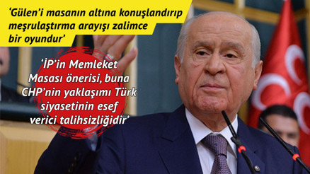 Devlet Bahçeliden sert mesajlar