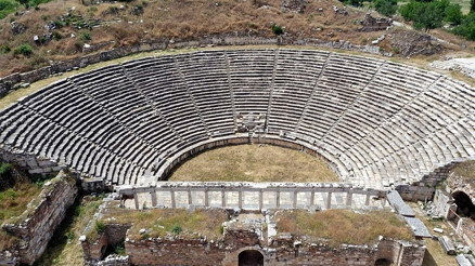Afrodisias Antik Kenti sanal alemde