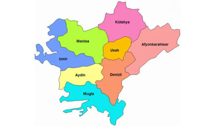 Ege Bölgesi illeri nelerdir Ege bölgesinin özellikleri, iklimi, dağları, ovaları ve bitki örtüsü