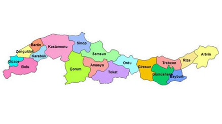 Karadeniz Bölgesi illeri nelerdir Karadeniz Bölgesinin özellikleri, iklimi, dağları, ovaları ve bitki örtüsü