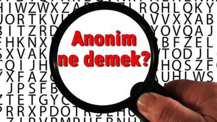 Anonim ne demek Anonim nedir Anonim TDK kelime anlamı