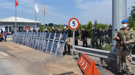 Edirnedeki kısıtlamalar kapsamında önlemler artırıldı