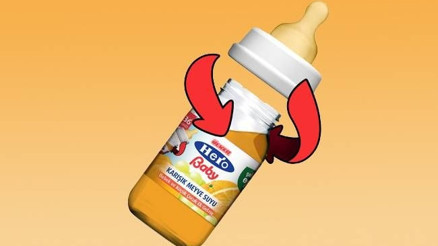 Ülker Hero Baby meyve suları artık cam şişede