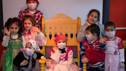 Lösemili çocukların yüzünü güldüren etkinlik