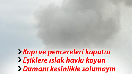 Son dakika haberler... Kızılay Başkanı: Kapı ve pencereleri kapatın, dumanı solumayın