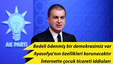 Son dakika haberi... AK Parti Sözcüsü Ömer Çelikten önemli açıklamalar Son dakika haberi... AK Parti Sözcüsü Ömer Çelikten önemli açıklamalar
