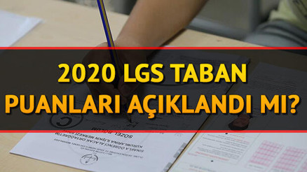 Lise taban puanları 2020: LGS yüzdelik dilimleri ve kontenjanları açıklandı mı