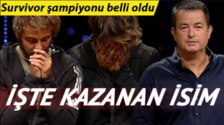 Survivor 2020 şampiyonu kim oldu Barış ve Cemal Can finalinden galip gelen isim.. Kazananı SMS oyları belirledi